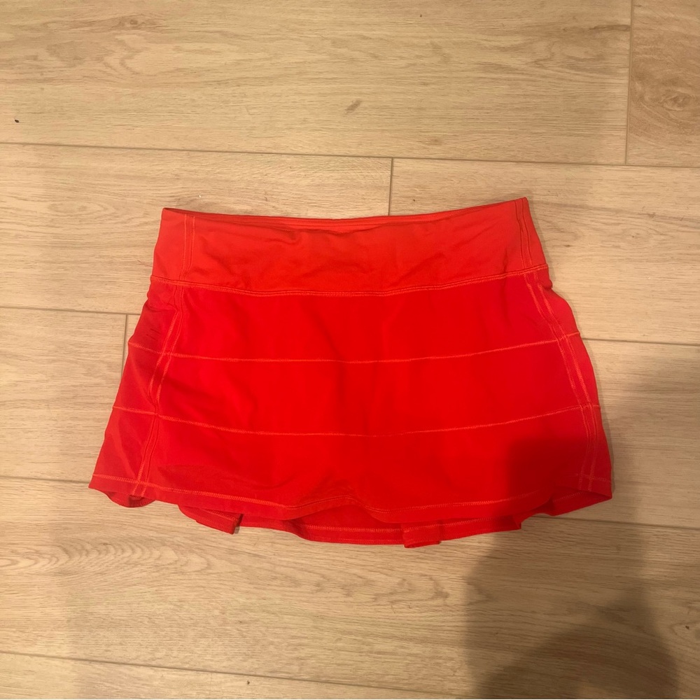 lululemon athletica Red Mini Skirt